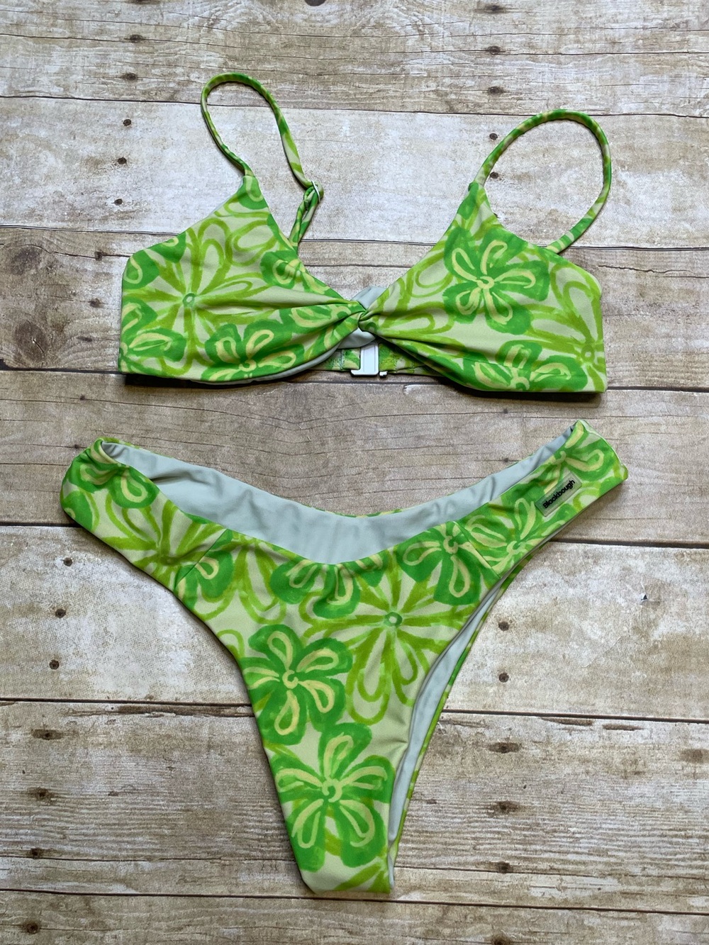 Blackbough Two Piece Bikini In Mojito Green